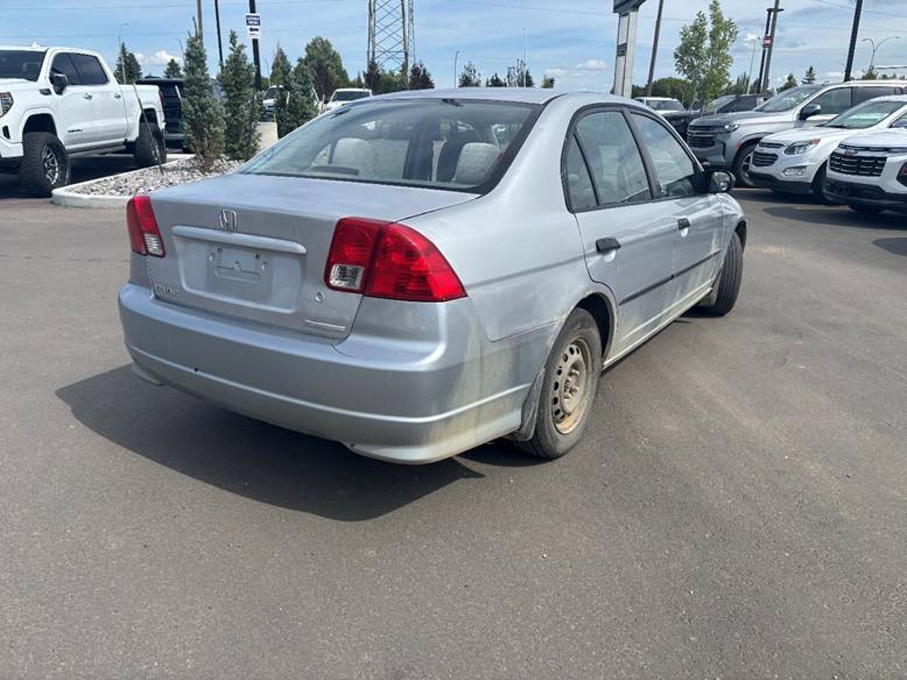 2004 Honda Civic Sdn 4dr Sdn SE Auto Grey Sherwood Park - photo #4
