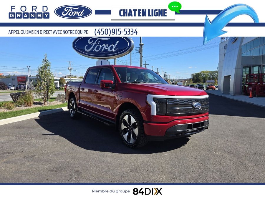 2023 Ford F-150 Lightning Red