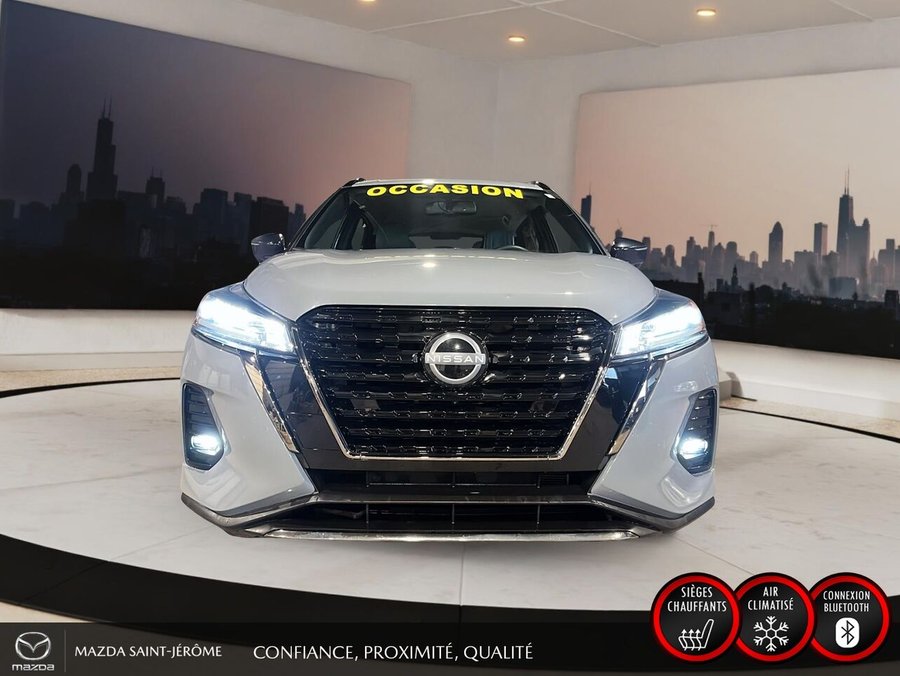 Nissan Kicks SR | DÉMARREUR À DISTANCE | AIDE AU STATIONNEMENT | MAGS NOIR 2023 Gris