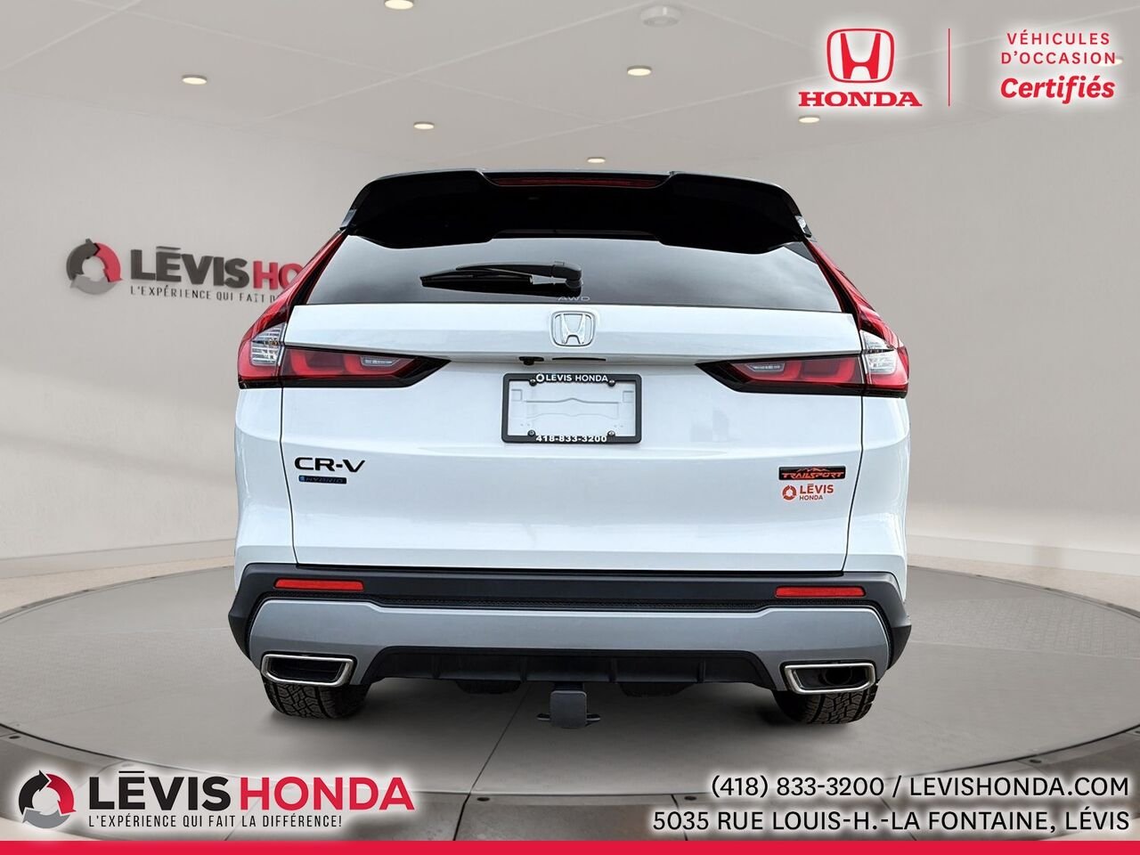 Honda CR-V Trailsport Hybride TrailSport TI 2026 Blanc Lévis - photo #9