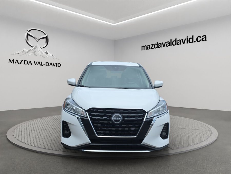 2024 Nissan Kicks S TA, commande audio au volant, bluetooth White