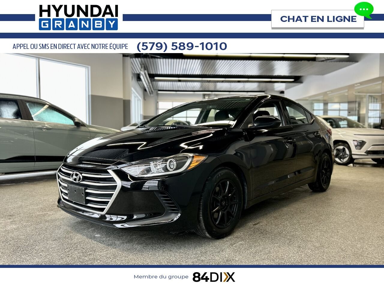 Hyundai Elantra 2017 Noir Granby - photo #3