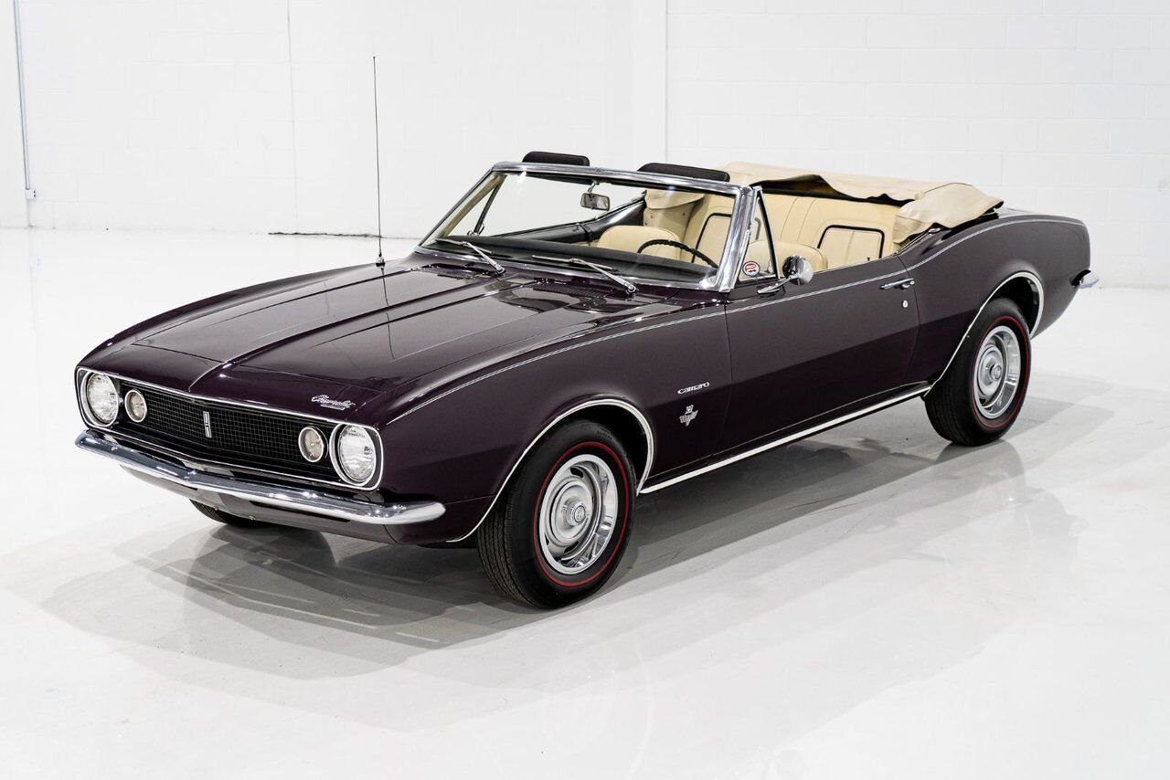 1967 Chevrolet Camaro PRIX EN USD Convertible Beautifully presented from former Restoration Purple Montreal - photo #45