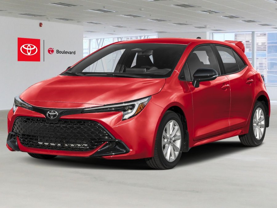 2027 TOYOTA Corolla Hatchback 2027 Finish Line Red