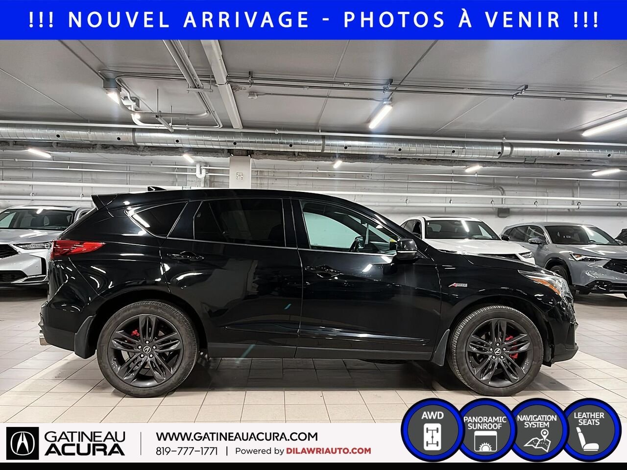 Acura RDX A-Spec SH-AWD 2021 Noir Ottawa & Gatineau - photo #3
