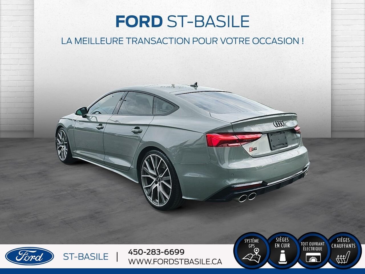 AUDI S5 2022 Gris Saint-Basile-le-Grand - photo #4