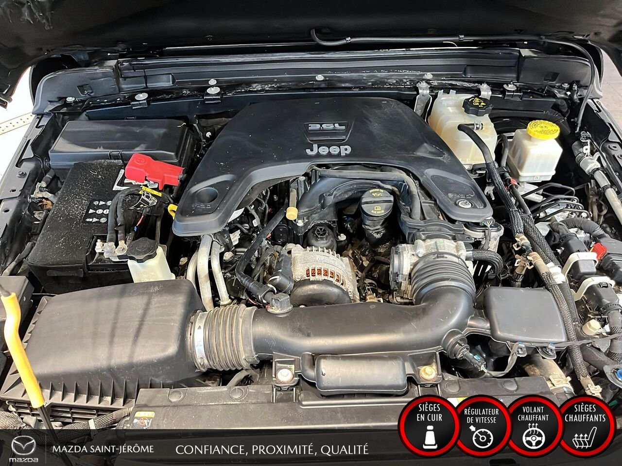 2021 Jeep Gladiator MOJAVE | DEUX TOITS | CUIR | PNEUS TOUT-TERRAIN LT285 | 4X4 Black Saint-Jérôme - photo #25