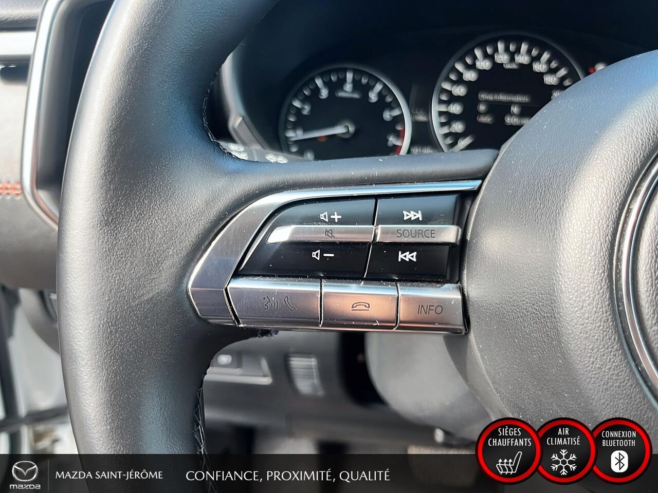 Mazda CX-50 GT | TOIT PANORAMIQUE | CUIR BRUN | AWD | 2025 Blanc Saint-Jérôme - photo #14