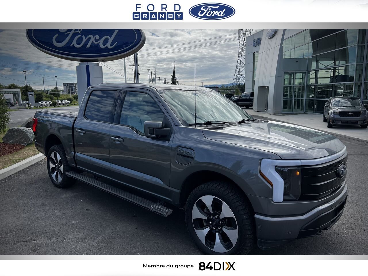 2023 Ford F-150 Lightning Grey Granby - photo #1