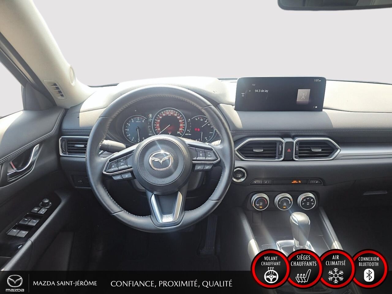 Mazda CX-5 GS | AWD | CUIR | MAGS | 2023 Bleu Saint-Jérôme - photo #20