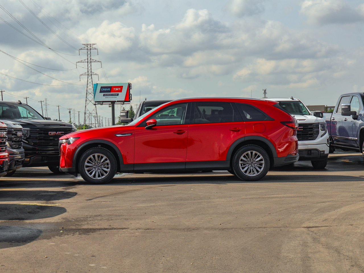 2025 Mazda CX-90 MHEV GS-L AWD Red Sherwood Park - photo #4