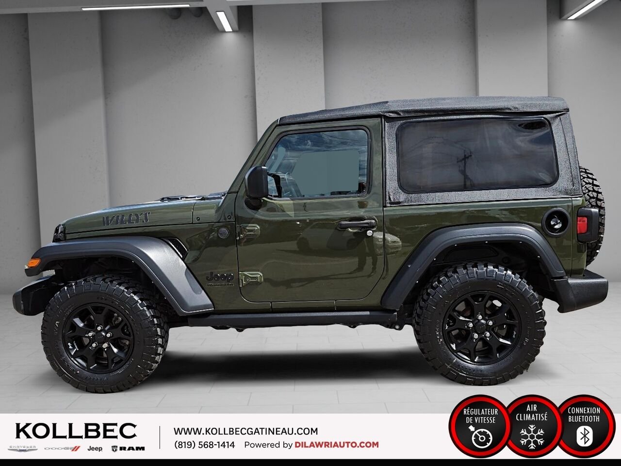 2023 JEEP WRANGLER Willys Sport 4x4 Green Ottawa & Gatineau - photo #17