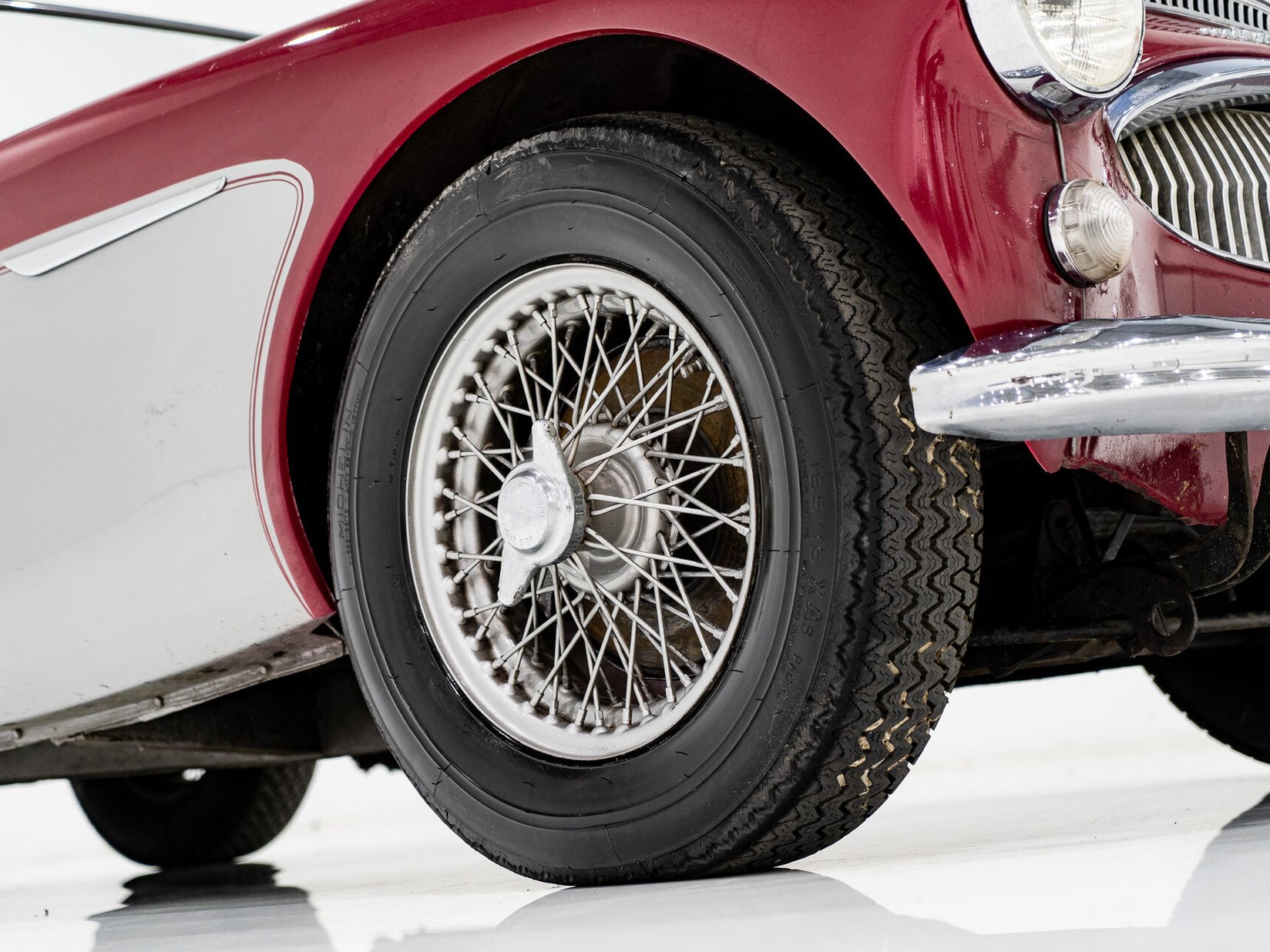 1960 Austin Healey 3000MKIII Project Car **PRIX EN USD** Red Montreal - photo #47