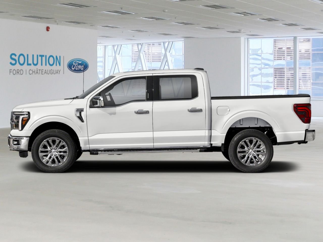 Ford F-150 LARIAT CABINE SUPERCREW 4RM CAISSE DE 5,5 PI 2026 Blanc Oxford Châteauguay - photo #1
