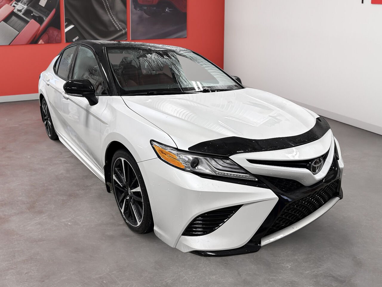 Toyota Camry XSE/TOIT PANORAMIQUE OUVRANT/SIÈGES CHAUFFANTS/AC BIZONE/ 2020 Blanc Sherbrooke - photo #6