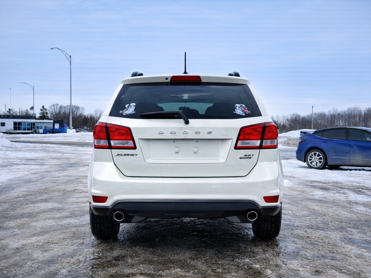2014 Dodge Journey White  - photo #3