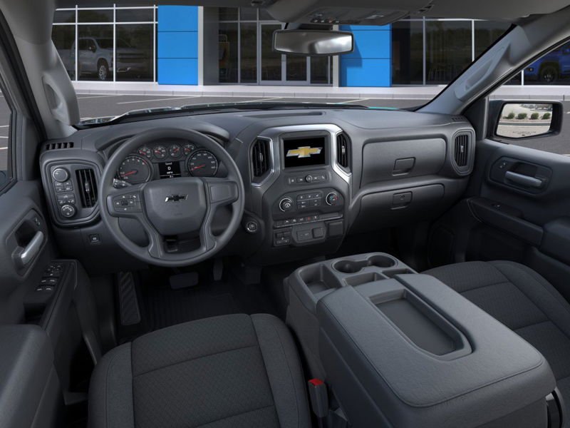 CHEVROLET Silverado 1500 Custom cabine multiplace 4RM 157 po 2026 NOIR Sherbrooke - photo #14