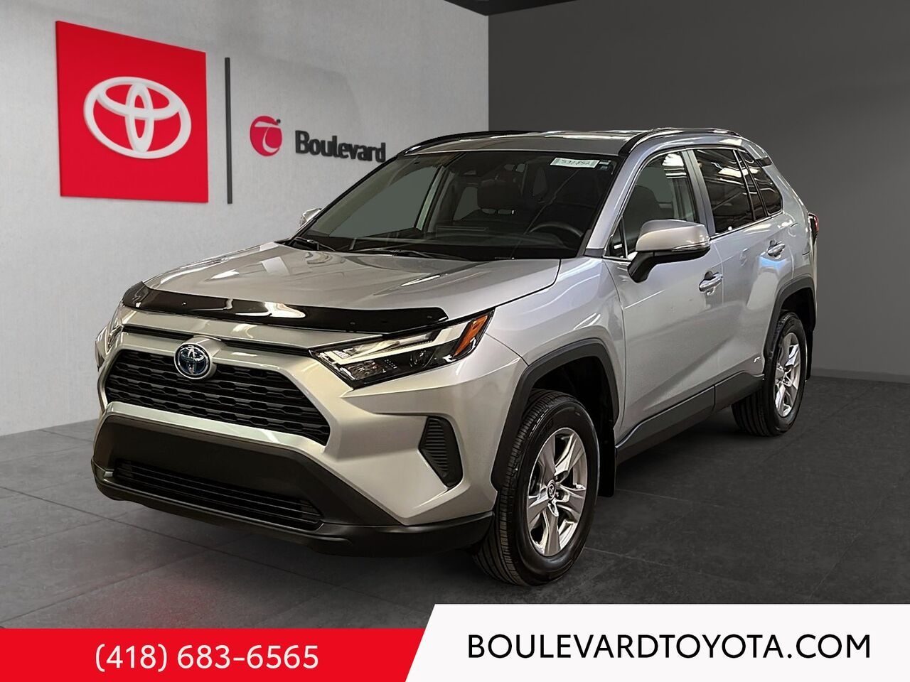 Silver 2023 Toyota RAV4 Hybrid SUV / Crossover All-Wheel Drive Continuously Variable Transmission