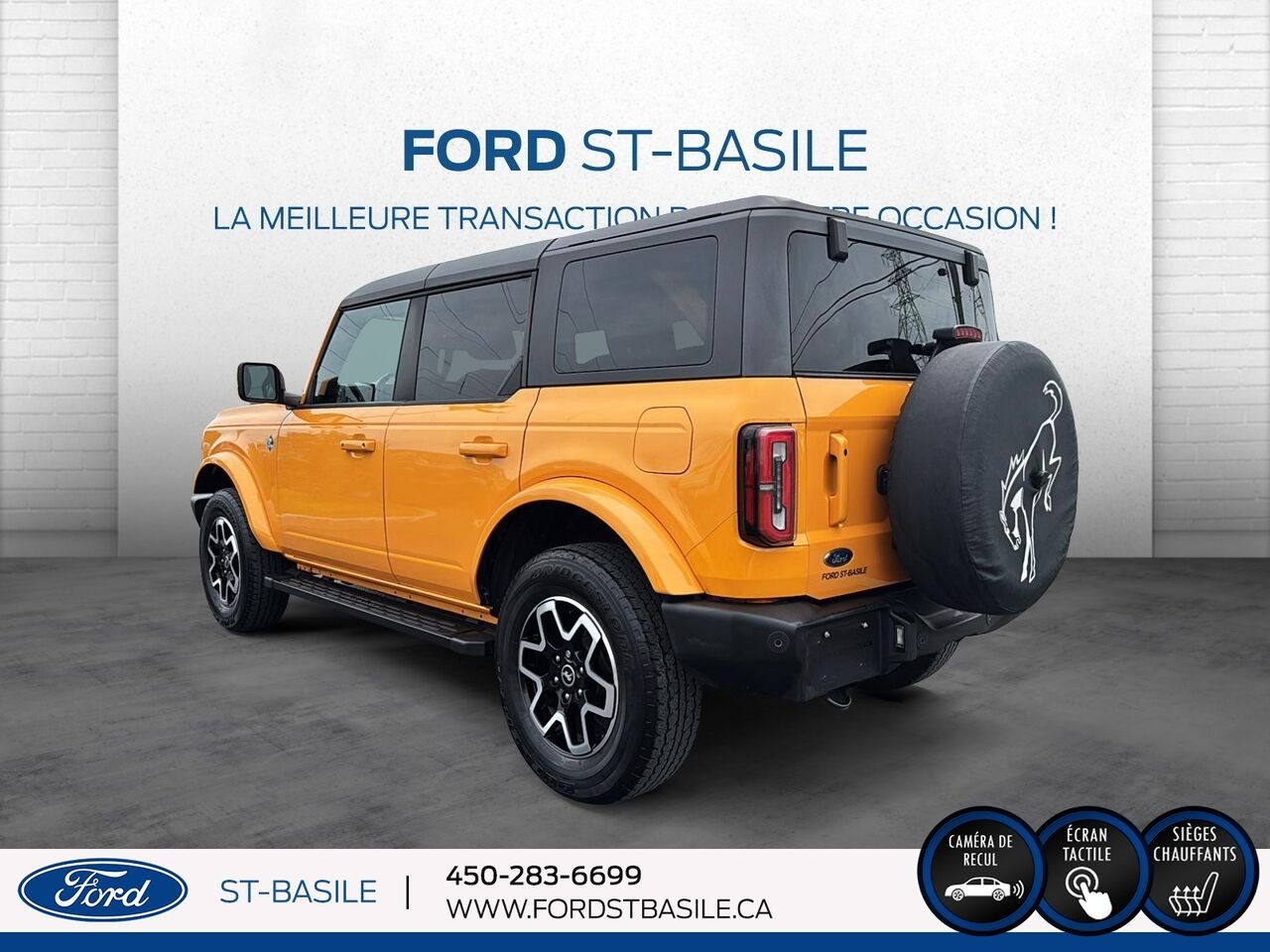 2022 Ford Bronco Orange Saint-Basile-le-Grand - photo #4