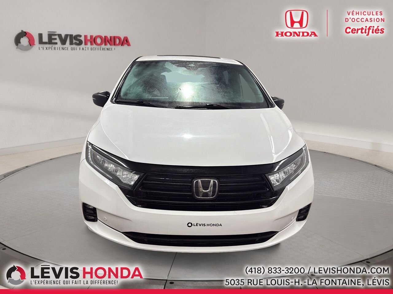 Honda Odyssey Black Edition Black Edition BA 2023 Blanc Lévis - photo #2