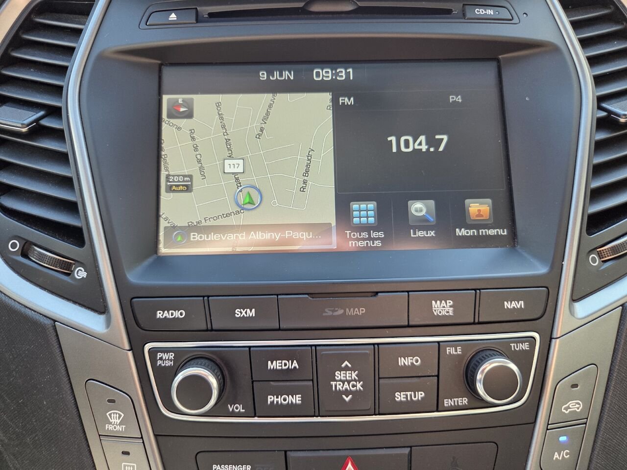 2018 HYUNDAI SANTA FE SPORT Black Mont-Laurier - photo #22