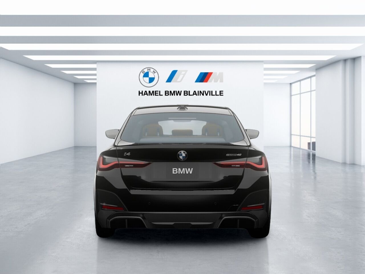 2026 BMW i4 eDrive40 Black Sapphire Metallic Blainville - photo #4