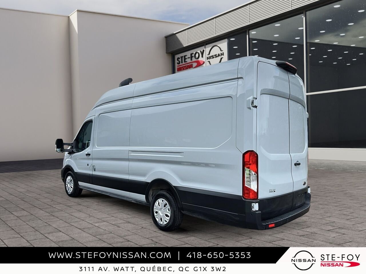 2022 Ford E-Transit Toit surélevé White Ste-Foy - photo #3