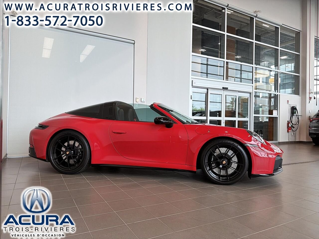 Porsche 911 TARGA 4 GTS T-HYBRID 2026 Rouge Trois-Rivières - photo #4