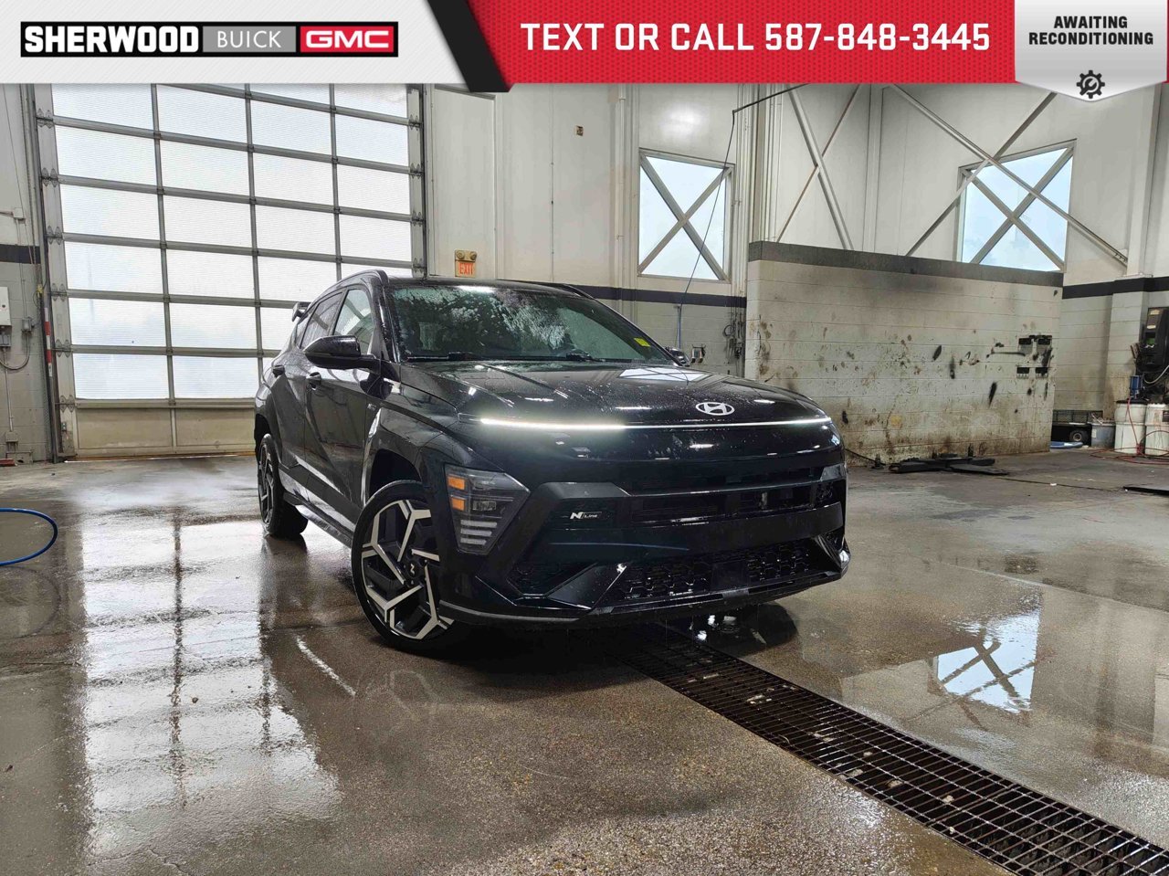 2024 Hyundai Kona 1.6T N Line AWD Black Sherwood Park - photo #0