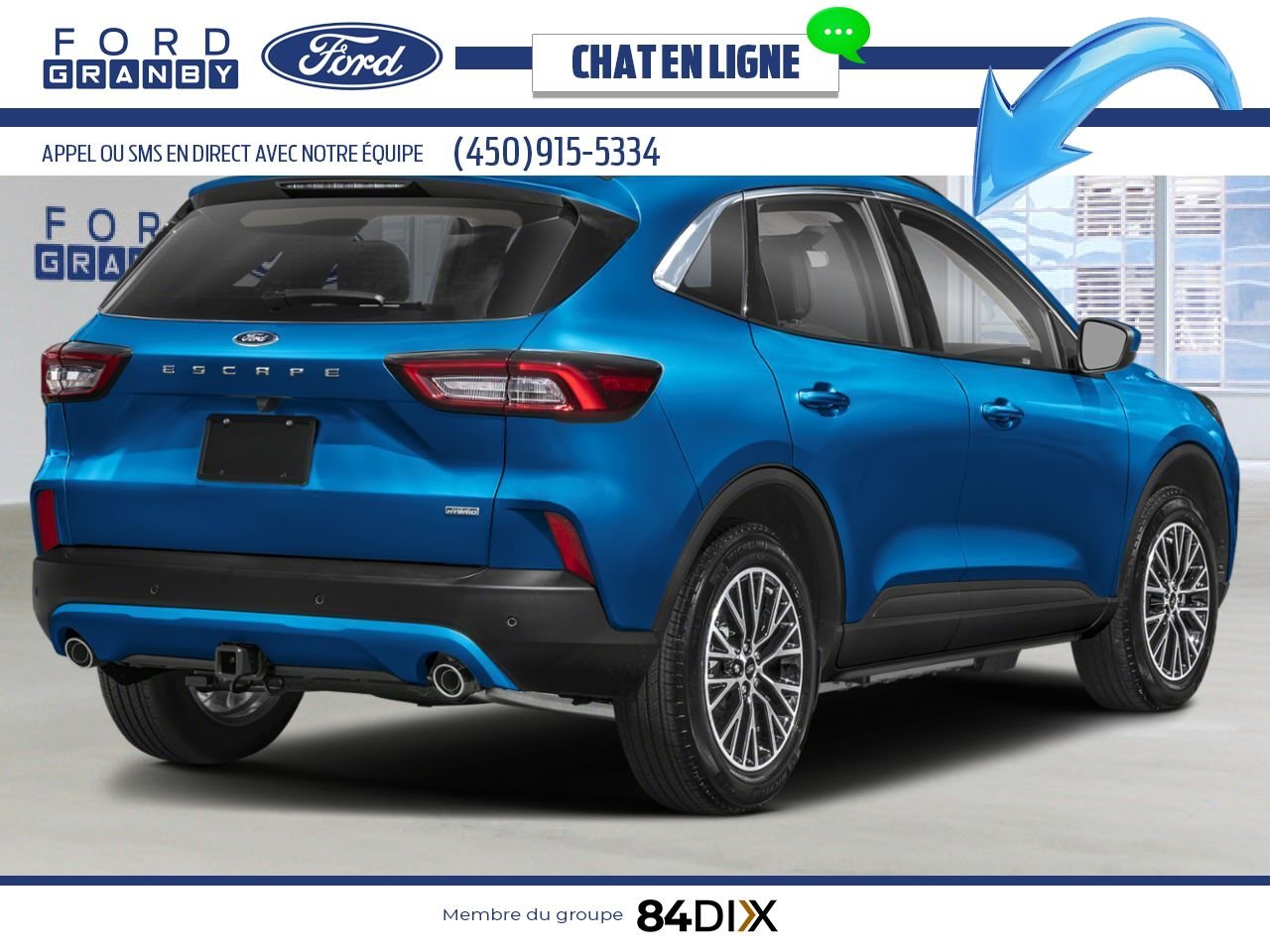 Ford Escape 2025 Blanc astral métallisé trois couches Granby - photo #2