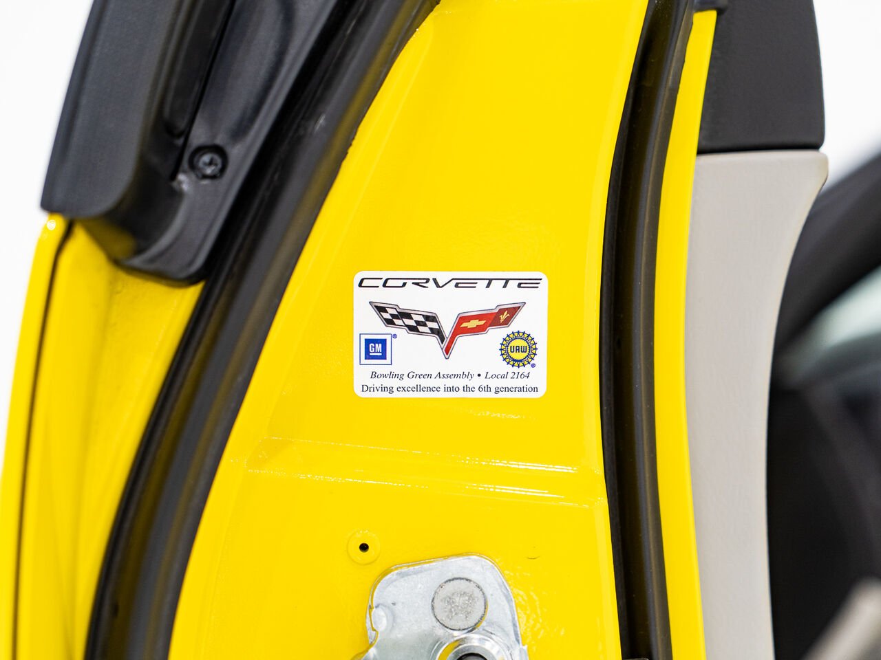 2008 Chevrolet Corvette With only 900km (563mi) From new with window sticker Yellow Kirkland - photo #41