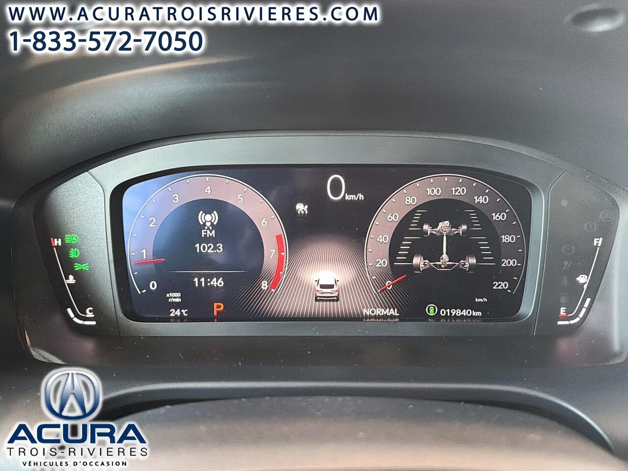 Acura ADX A-Spec AWD, TOIT PANO, VOLANT CHAUFFANT 2025 Gris Trois-Rivières - photo #22
