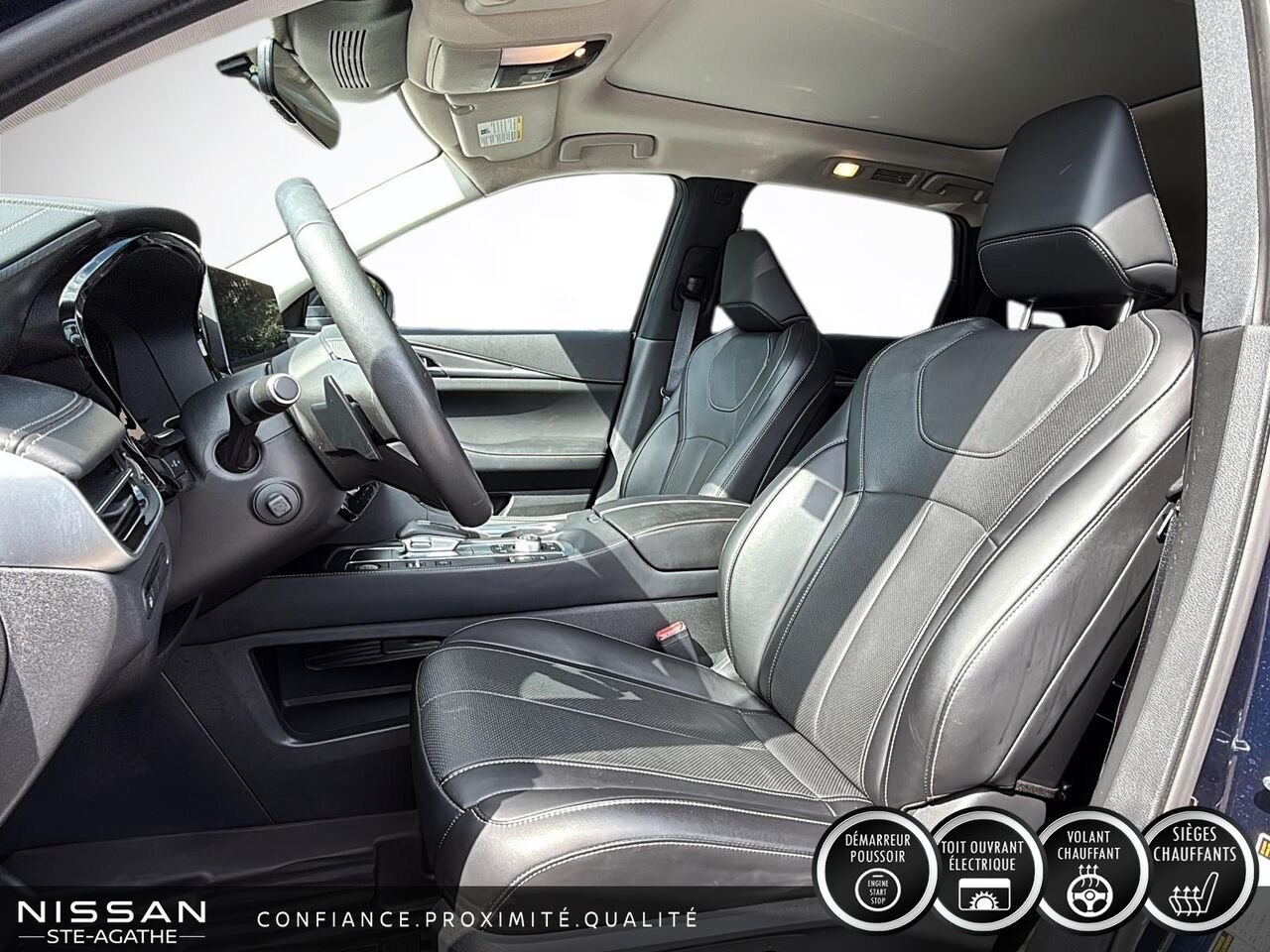 INFINITI QX60 LUXE|TOIT| CUIR| CARPLAY 2024 Bleu Saint-Jérôme - photo #5