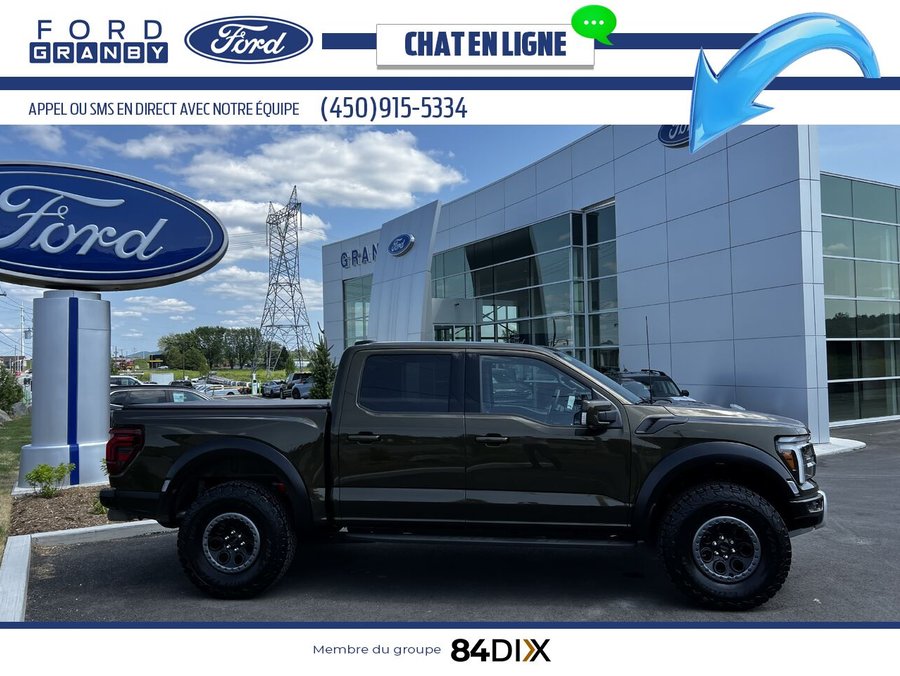 2025 Ford F-150 RAPTOR 37 802A Green