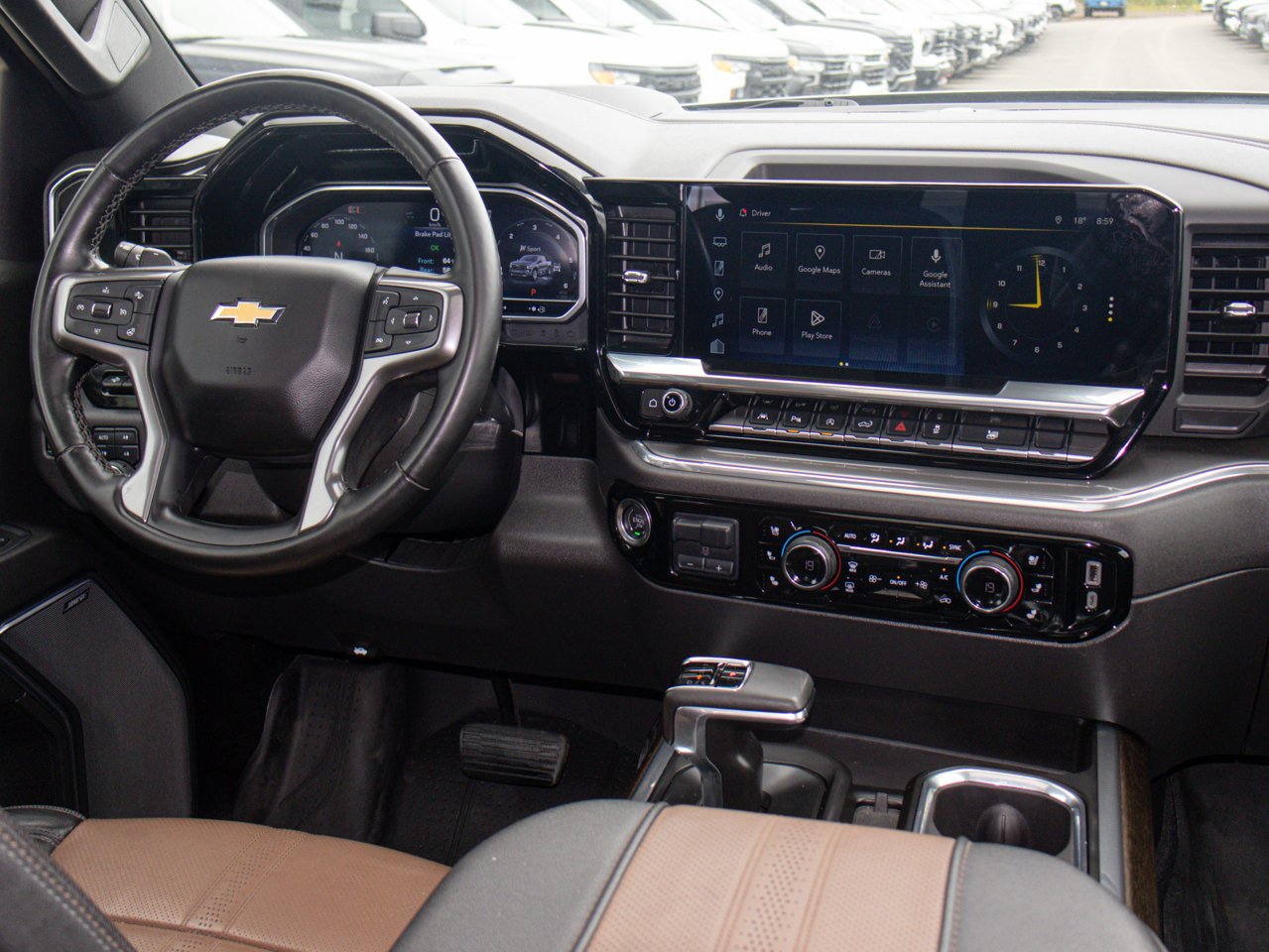 2024 Chevrolet Silverado 1500 4WD Crew Cab 157 High Country Grey Sherwood Park - photo #32