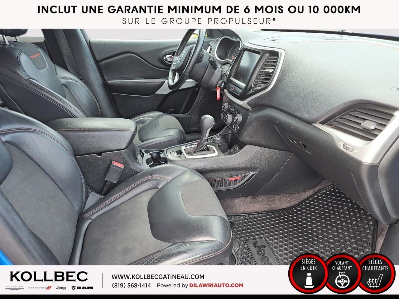 JEEP CHEROKEE Trailhawk 4x4 2018 Bleu Ottawa & Gatineau - photo #18