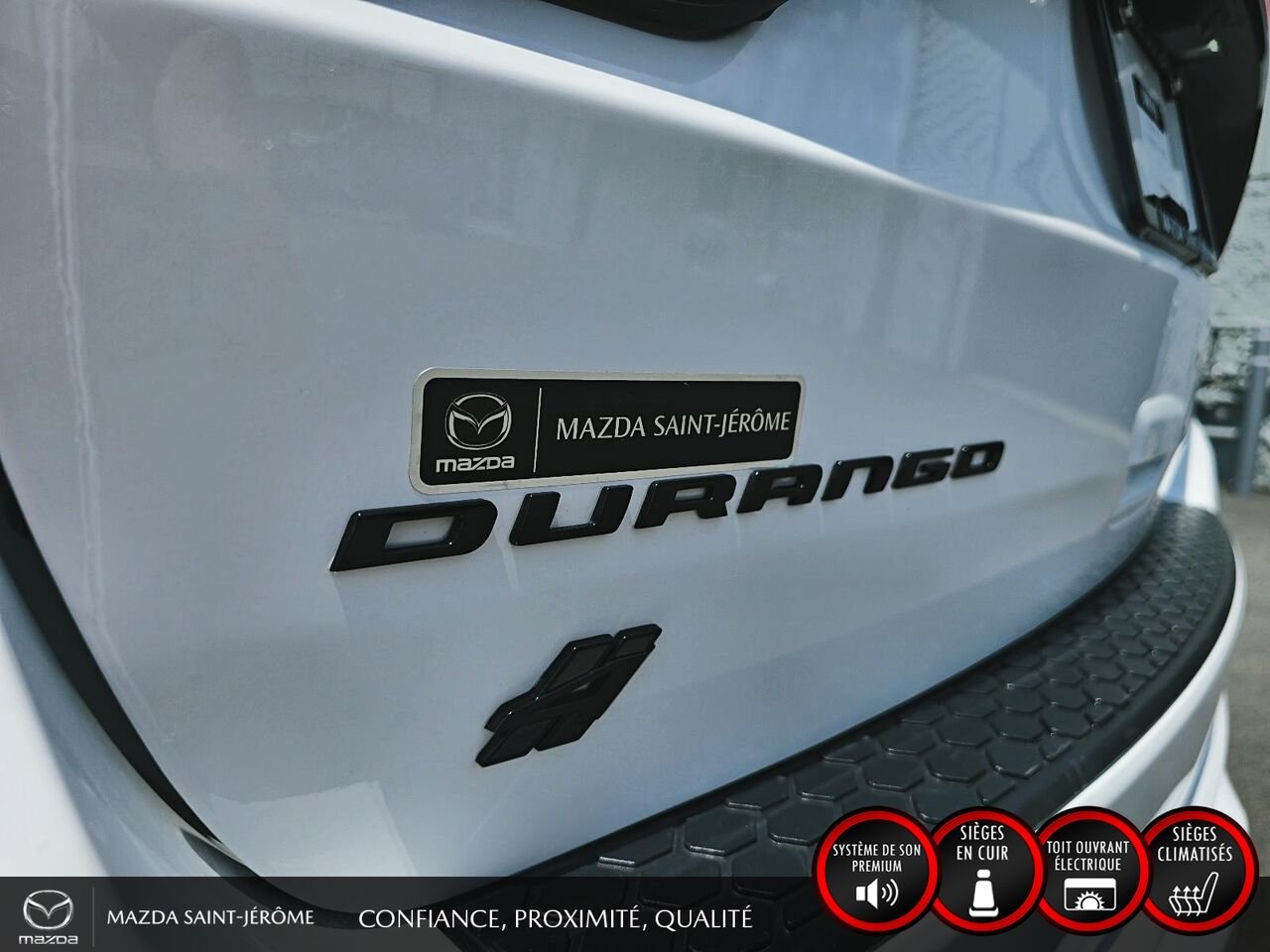 2025 Dodge Durango R/T | BLACK TOP | GROUPE REMORQUAGE | TOIT OUVRANT | White Saint-Jérôme - photo #9