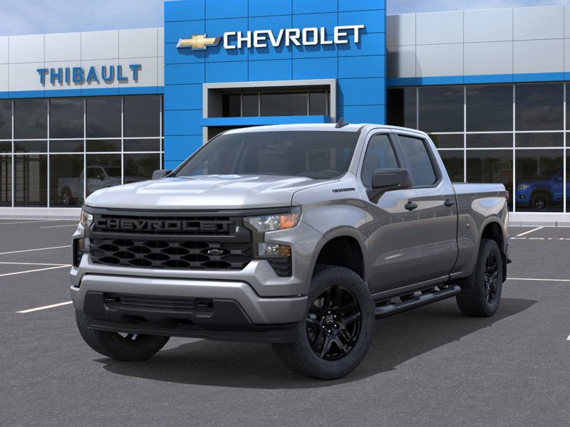 CHEVROLET Silverado 1500 Custom cabine multiplace 4RM 157 po 2026 GRIS STERLING METALLISE Sherbrooke - photo #5