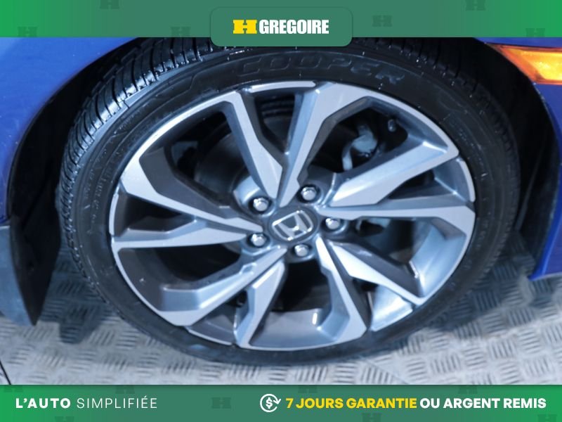 Honda Civic 820892 | TOURING AUTO A/ C CUIR TOIT GR ELECT MAGS CAM RECU 2019 Bleu Laval - photo #27