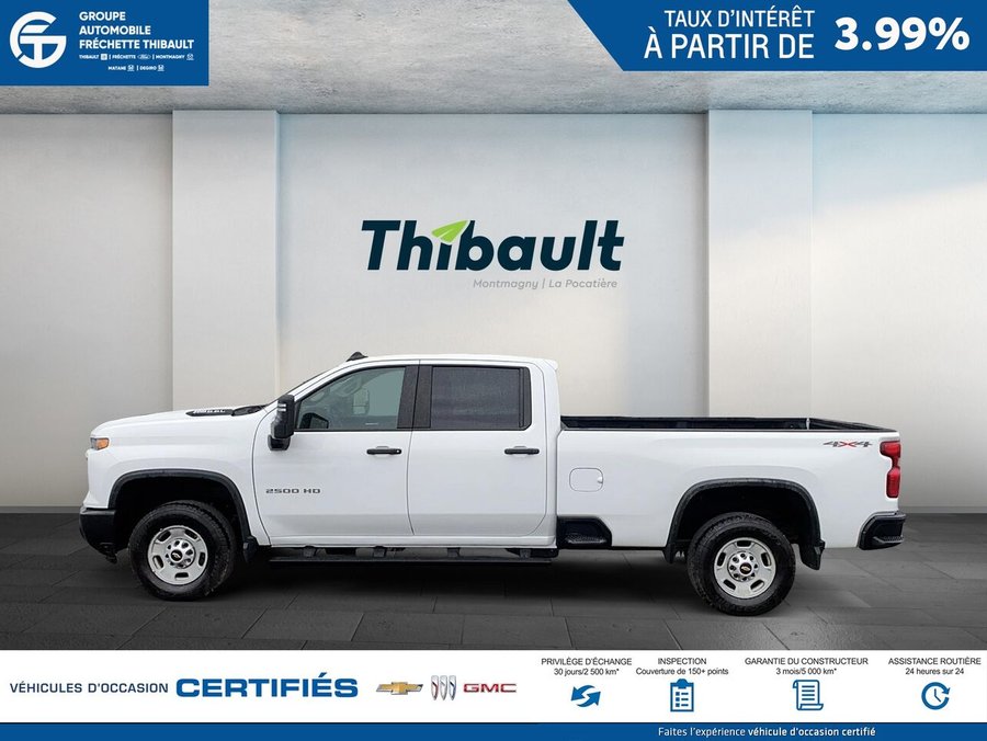 Chevrolet Silverado 2500HD WT cabine multiplace 4RM 172 po 2024 Blanc