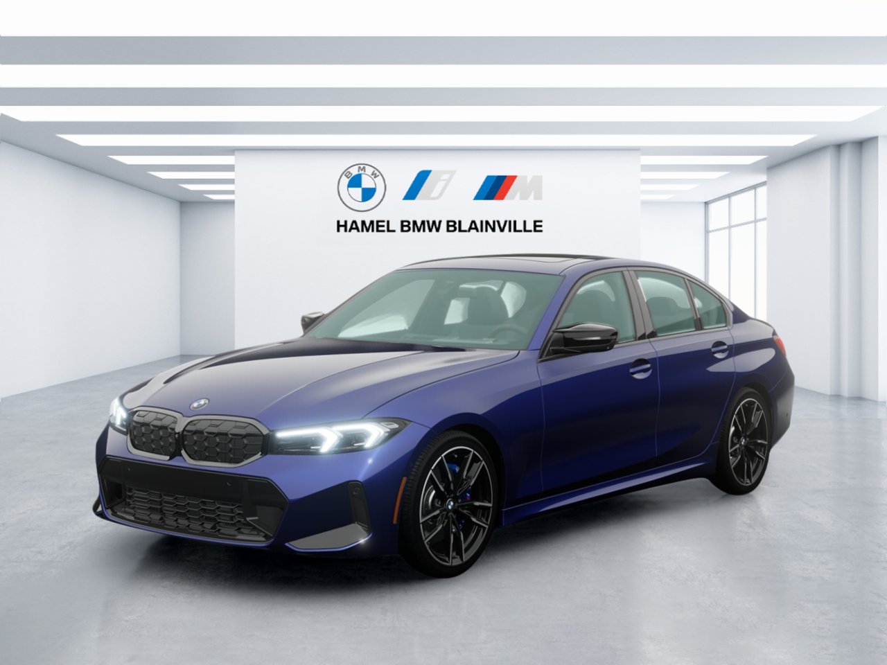 BMW Série 3 M340i xDrive 2026 Bleu course arctique métallique Blainville - photo #0