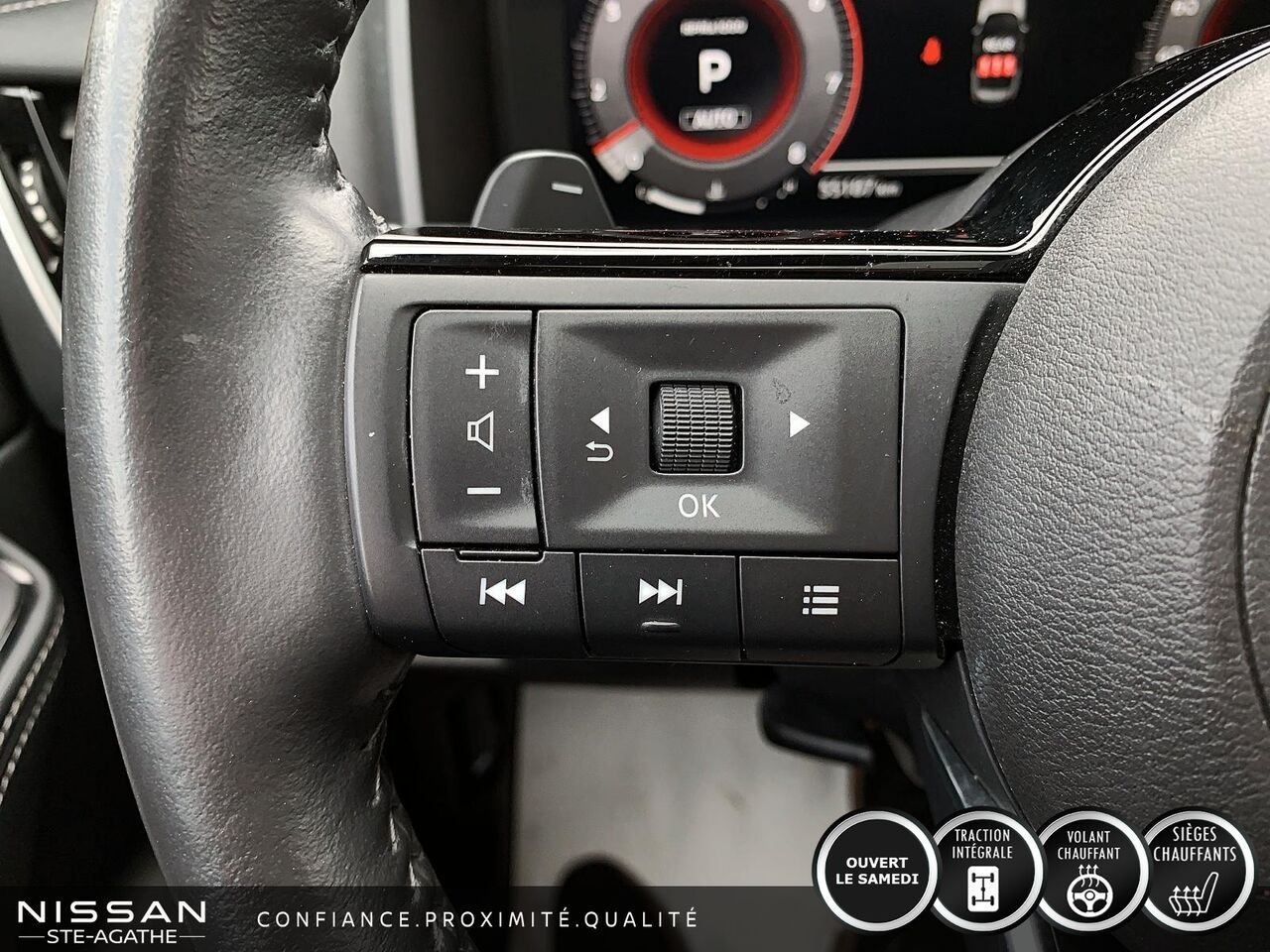 Nissan Rogue Platine | TOIT PANORAMIQUE | CUIR | AWD | CLIM 2 ZONES | 2023 Blanc Saint-Jérôme - photo #16