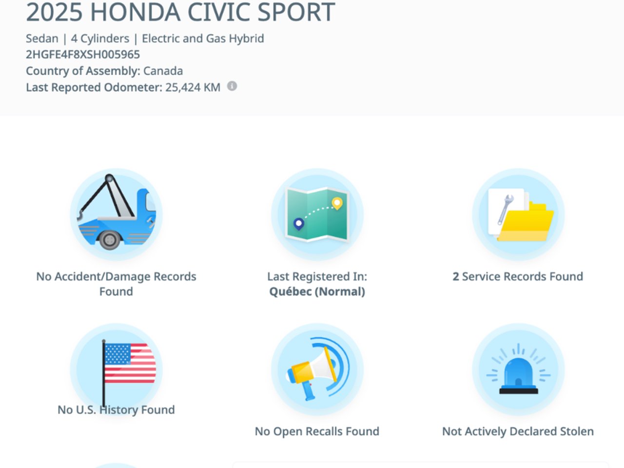 2025 Honda Civic Sedan Hybrid Notre-Dame-des-Prairies - photo #3