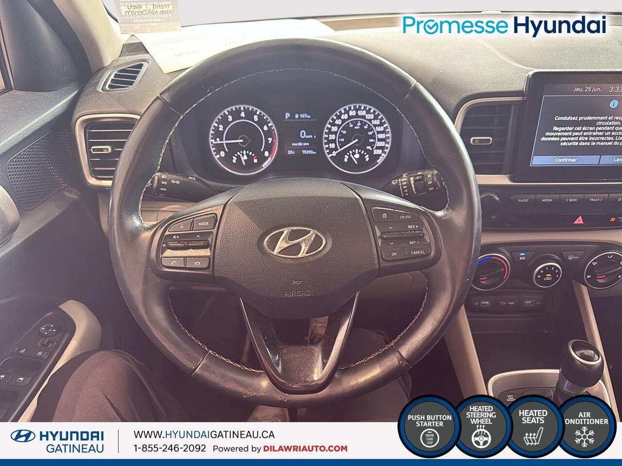 2022 Hyundai Venue Urban Edition IVT*** toit ouvrant ,toute equipe *** Blue Ottawa & Gatineau - photo #9