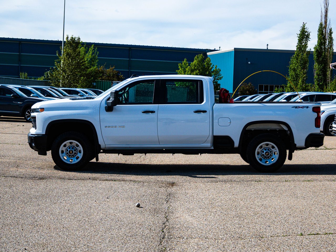 2024 Chevrolet Silverado 3500HD 4WD Crew Cab 159 Work Truck White Sherwood Park - photo #9