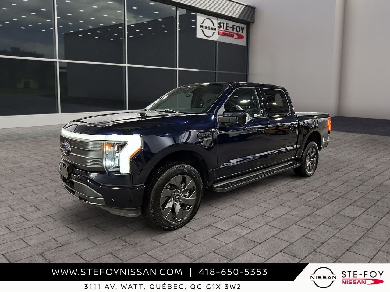 Ford F-150 Lightning GROUPE 510 A, standard range 2023 Bleu Ste-Foy - photo #0