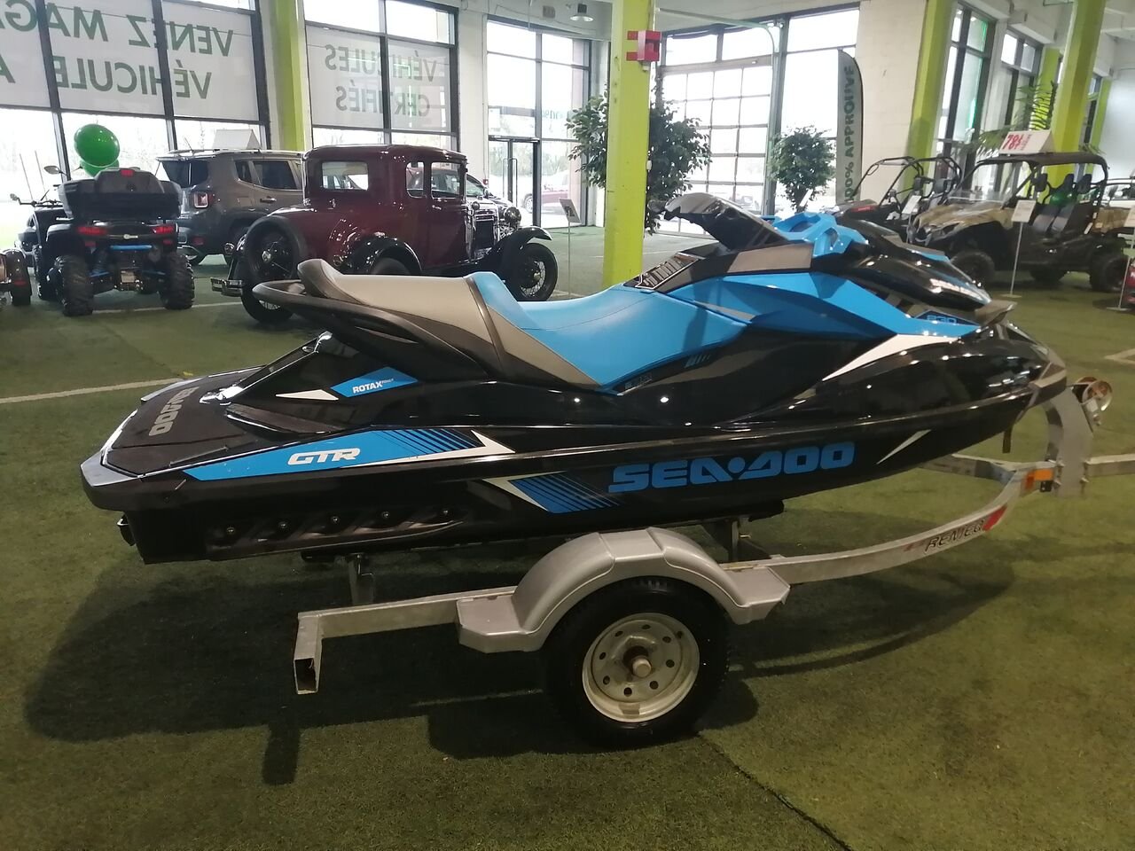 2019 Sea-Doo GTR Blue  - photo #7