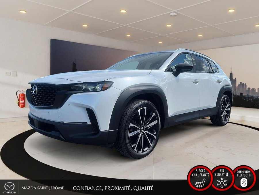 Mazda CX-50 GT | TOIT PANORAMIQUE | CUIR BRUN | AWD | 2025 Blanc
