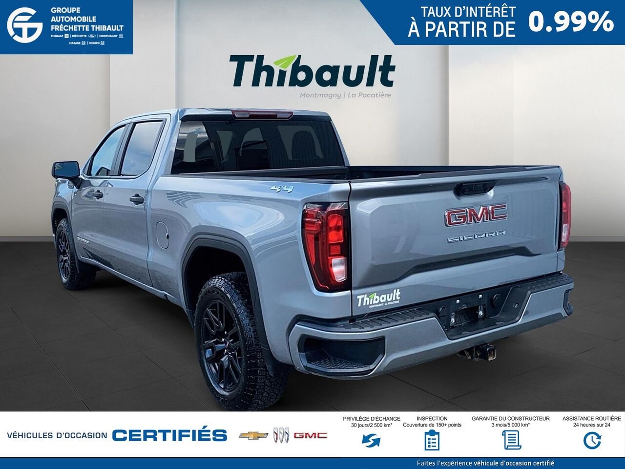2024 GMC SIERRA 150 Pro cabine multiplace 4RM 157 po Grey Montmagny - photo #3