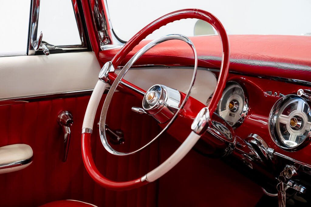 1955 Chrysler New Yorker PRIX IN USD St.Regis | CAR IN MILES Red Montreal - photo #33
